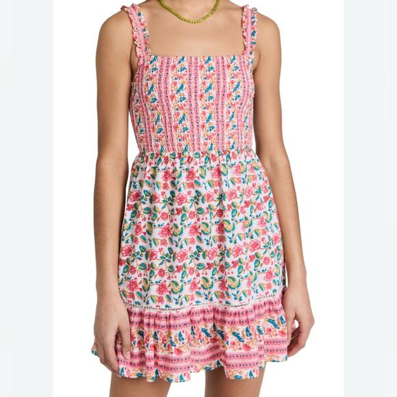 Playa Lucila Mini Smocked Dress - Picture 1 of 9